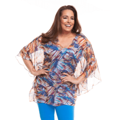 Kaftan de Seda Estampado