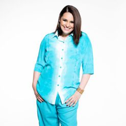 Camisa Seda Pura Tie Dye