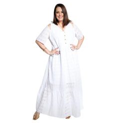 Vestido Longo Laise Branco