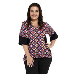 Blusa Mosaico Geométrico