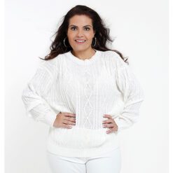 Tricot Blusa Trançada