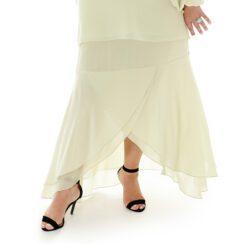 Saia de Mousseline com Camadas