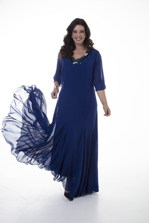 Vestido Pilares Bordado à Mão - Imagem 3